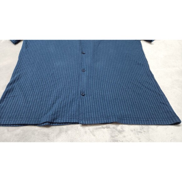 The Commons Men's Navy XL Tall Textured Knit Short Sleeve Hybrid Shirt NWT - Picture 5 of 12